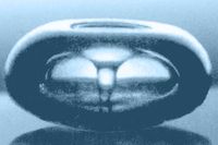 Amplified cavitation bubble