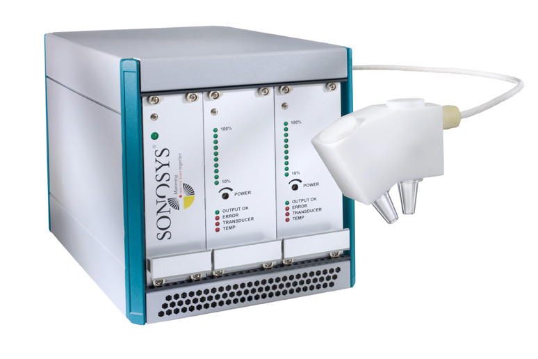 Megasonic demo system with nozzle and generator